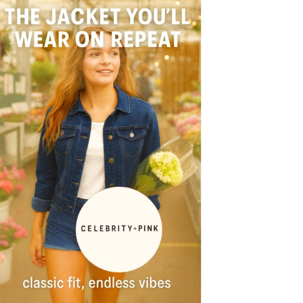 Celebrity Pink Denim Jacket (sm) | Everyday Cool, Always on Repeat